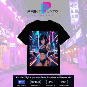 Zarya Queen – Neon Gamers Edition 22 Diseño digital exclusivo para sublimar, estampar e imprimir en múltiples superficies | PNG + JPG + PDF RGB + PDF CMYK